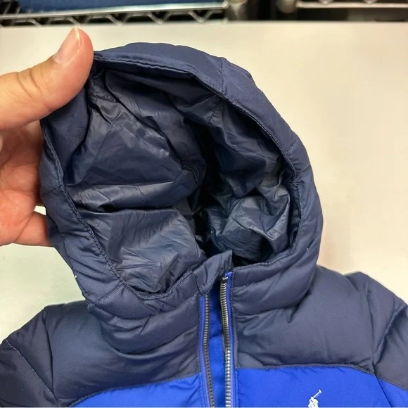 Ralph Lauren | Navy and Royal Blue Hooded Jacket - Picture 6 of 8